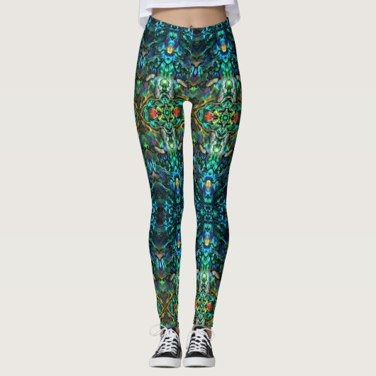 Yoga Pants Leggings Abalone (Vorderseite)