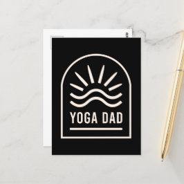 Yoga Papa Vatertag Postkarte