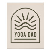 Yoga Papa zen spirituelle Yogi boho ästhetische Poster (Vorderseite)