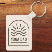 Yoga Papa zen spirituelle Yogmen boho Schlüsselanhänger (Rückseite)
