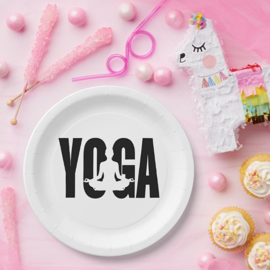 Yoga. Pappteller (Party)