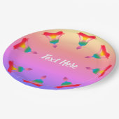 Yoga Party Custom Paper Teller (Schrägansicht)