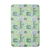 Yoga Pattern Badematten (Vorderseite Vertikal)