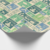 Yoga Pattern Geschenkpapier (Ecke)