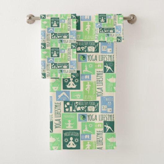 Yoga Pattern Handtuch Set (Insitu)