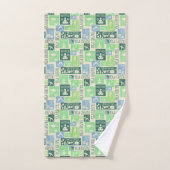 Yoga Pattern Handtuch Set (Handtuch)