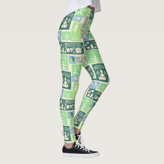 Yoga Pattern Leggings (Rechts)