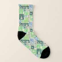 Yoga Pattern Socken