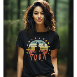 Yoga Peace Love Pilates Zen Übungshemd T-Shirt