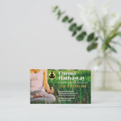 Yoga Personal Trainer | Beruflicher Lehrer Visitenkarte (Stehend Vorderseite)