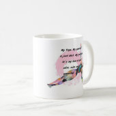 Yoga phrases MUG Kaffeetasse (VorderseiteRechts)
