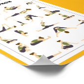 Yoga Pick a Pose Brain Break Poster (Gelb) (Ecke)