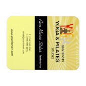 Yoga Pilates Business Magnet (Horizontal)