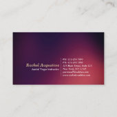 Yoga Pilates Fitness Loyalität Treuekarte (Rückseite)