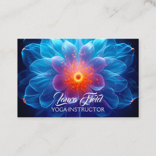 Yoga Pilates Instructor Business Card Visitenkarte (Vorderseite)