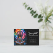 Yoga Pilates Instructor Visitenkarte (Stehend Vorderseite)