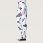 *~* Yoga Pilates Meditations-emporhebende Federn Leggings (Links)