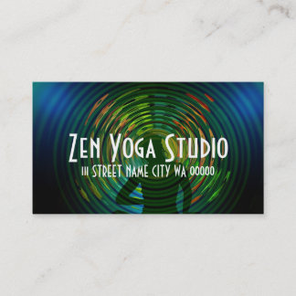 Yoga Pilates Studio Kurse Lehrer Visitenkarte