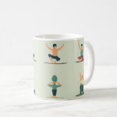 Yoga, Pilates, thematisch Kaffeetasse (VorderseiteRechts)