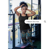 Yoga Pilates trainiert stilvolle Fun Workout Pants Capri Leggings