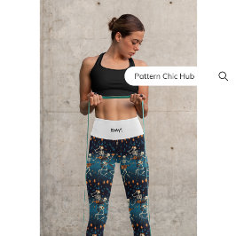 Yoga Pilates trainiert stilvolle Fun Workout Pants Capri Leggings