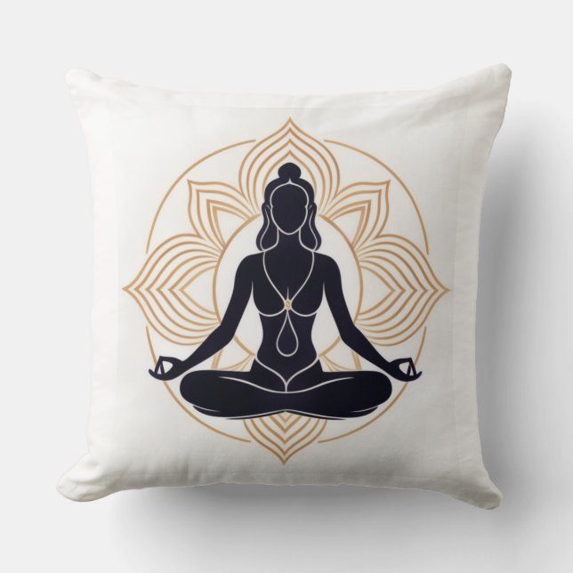 Yoga Pillow Kissen (Vorderseite)