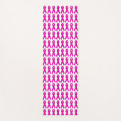 Yoga Pink Ribbon Breast Cancer Awareness Support Yogamatte (Vorderseite)