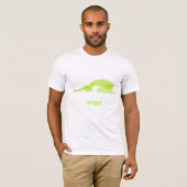 Yoga-Pose, abwärts Pose T-Shirt (Vorne ganz)