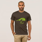 Yoga-Pose, abwärts Pose T-Shirt (Vorne ganz)