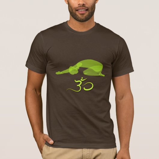 Yoga-Pose, abwärts Pose T-Shirt (Vorderseite)