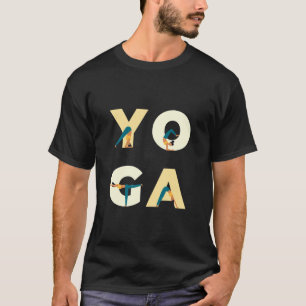 Yoga-Pose Fitness-Übung Hatha-Yoga-Geschenk Zen-Me T-Shirt
