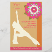 Yoga Pose Flyer (Vorne)