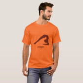 Yoga-Pose für Oranget-Shirt T-Shirt (Vorne ganz)