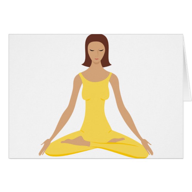 Yoga Pose Girl (Vorderseite (Horizontal))