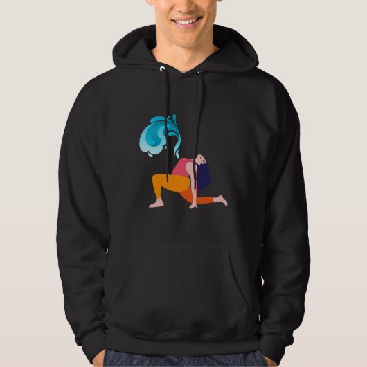 Yoga-Pose Hoodie (Vorderseite)
