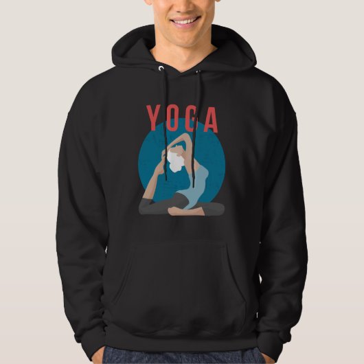 Yoga-Pose Hoodie (Vorderseite)