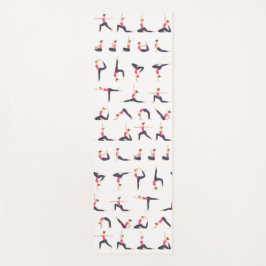 Yoga-Pose-Images auf einem Premium-Yoga-Mat Yogamatte