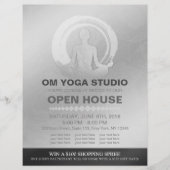 YOGA Pose Instructor Studio Open House ZEN Symbol Flyer (Vorne)