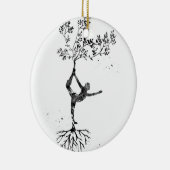 Yoga-Pose Keramik Ornament (Rechts)