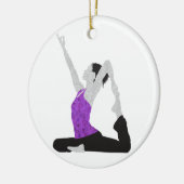 Yoga-Pose Keramikornament (Links)