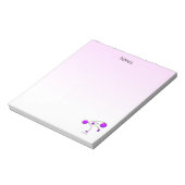 Yoga Pose - Krane Pose Notizblock (Rotiert)