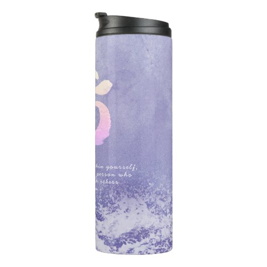 Yoga-Pose-Kursleiter Thermosbecher (Nach rechts gedreht)