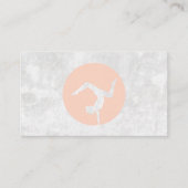 Yoga-Pose-Logo | Gesundheit und Fitness Visitenkarte (Vorderseite)