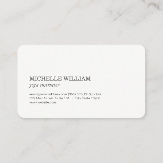 Yoga Pose Lotus Blume Pattern Visitenkarte (Rückseite)