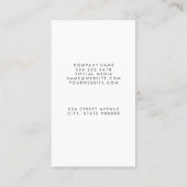 Yoga-Pose | Lotus Blume Visitenkarte (Rückseite)