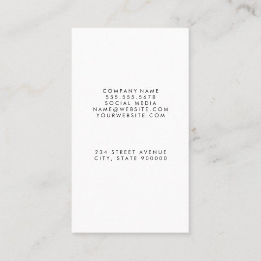 Yoga-Pose | Lotus Blume Visitenkarte (Rückseite)