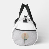 Yoga Pose Monoline Earthy Tones | Duffle Bag (Rechts)