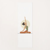 Yoga Pose Monoline Earthy Tones Yogamatte (Vorderseite)