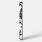 Yoga-Pose-Muster 01.w BG Case-Mate iPhone Hülle (Rückseite / Links)