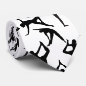 Yoga-Pose Muster 01.w Krawatte (Gerollt)